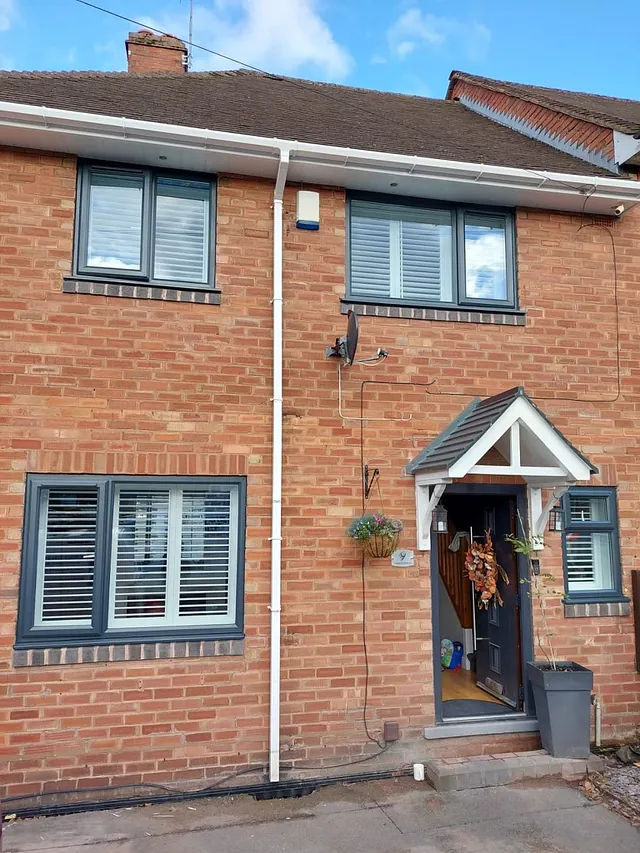 house after spraying