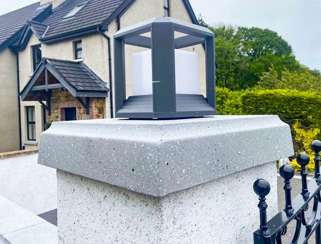 exterior wall spray granite