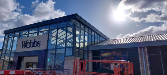 business premises after spraying