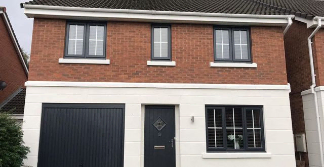 house after spraying